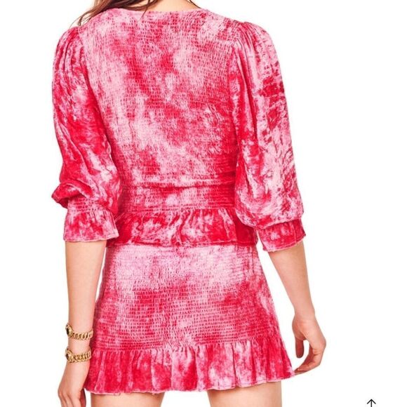 LOVESHACKFANCY Velvet Roses Evan Dress - Picture 2 of 7